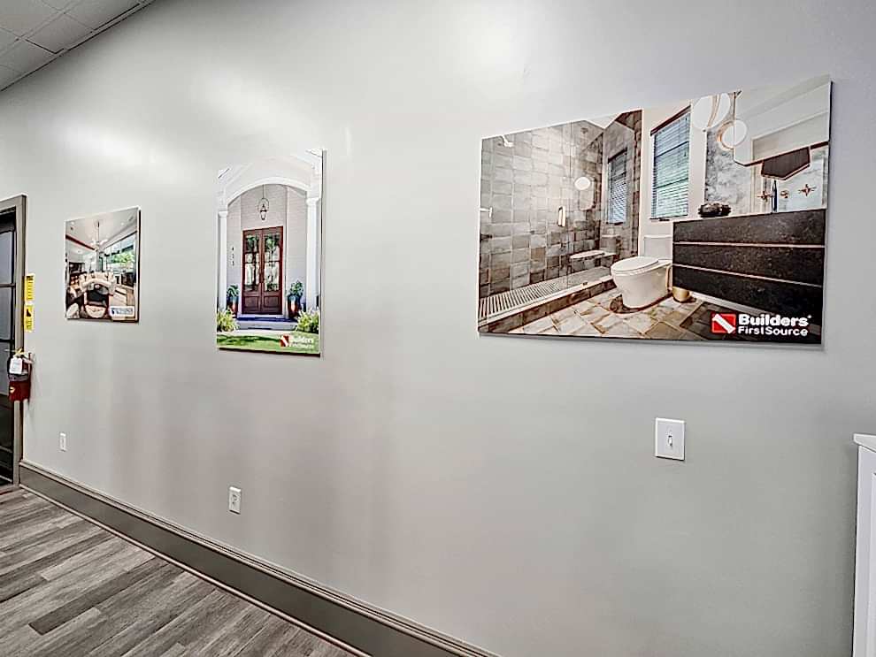 Standoff Mounted Signs in Salisbury, NC designed and installed for LED backlit office signage and wayfinding