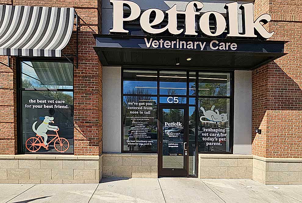 Glass storefront graphics with custom vinyl branding Concord, NC