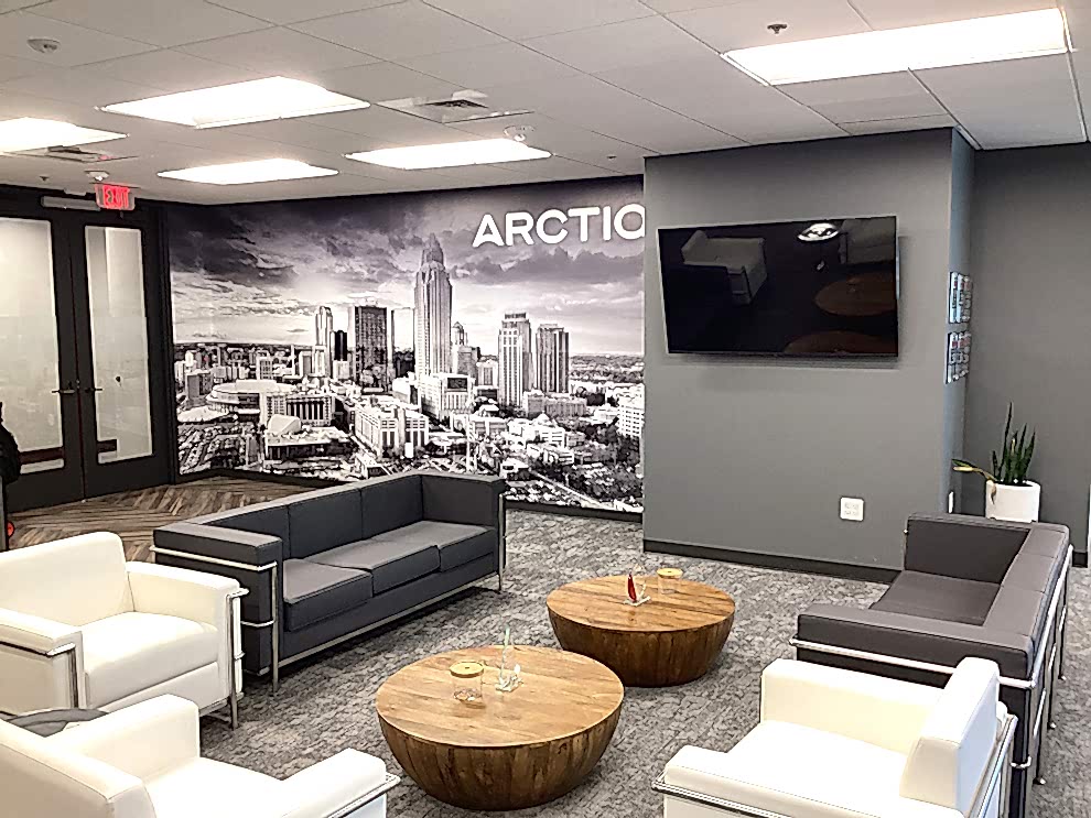 Corporate storefront graphics and signage installation Concord, NC