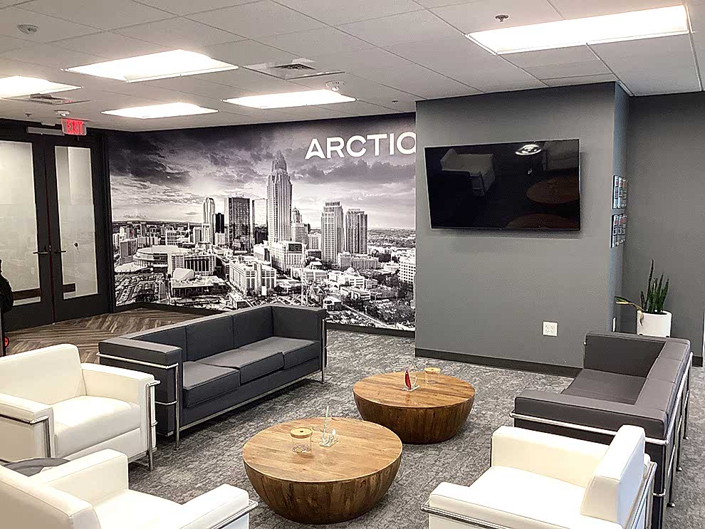 Corporate storefront graphics and signage installation Gastonia, NC