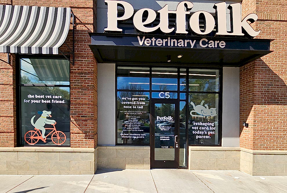 Glass storefront graphics with custom vinyl branding Hickory, NC
