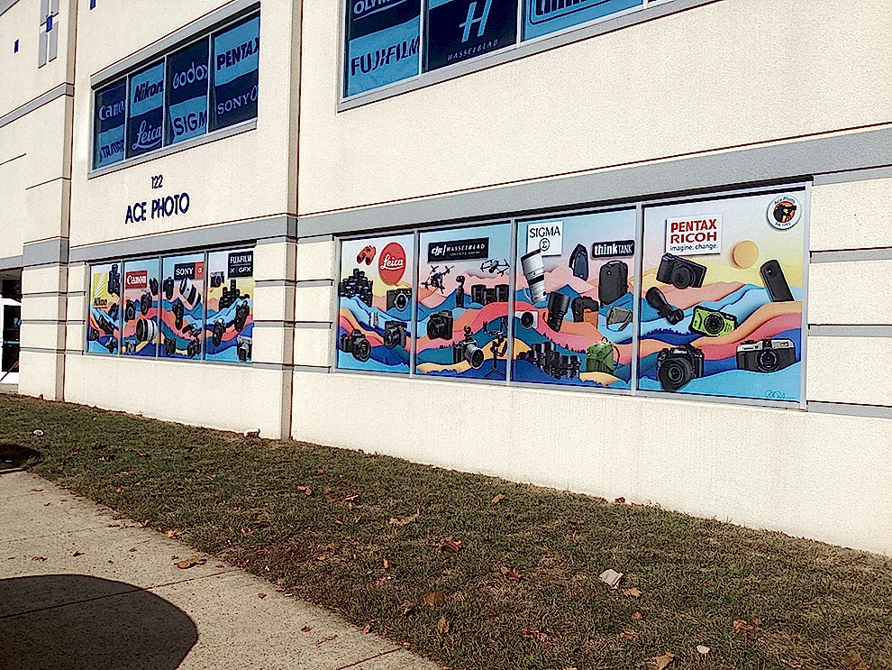 Vinyl storefront graphics for business branding in Hickory, NC