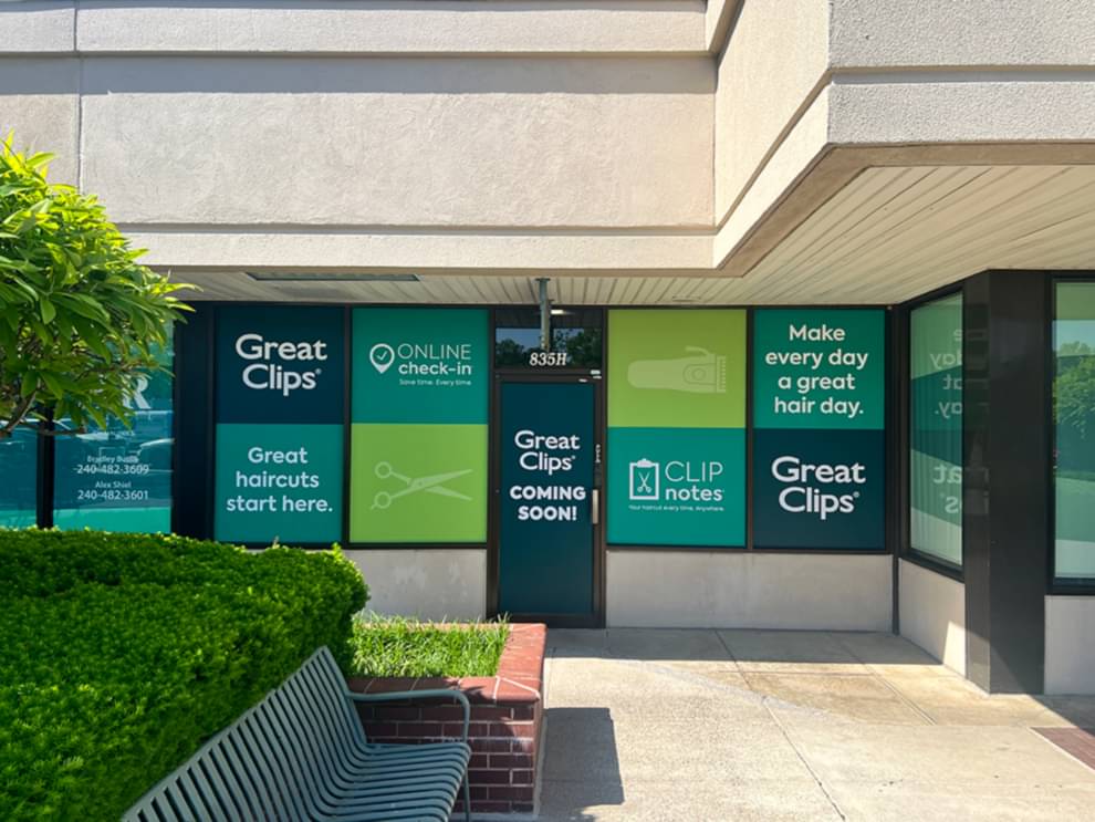 Branded storefront graphics and wall wrap signage Hickory, NC