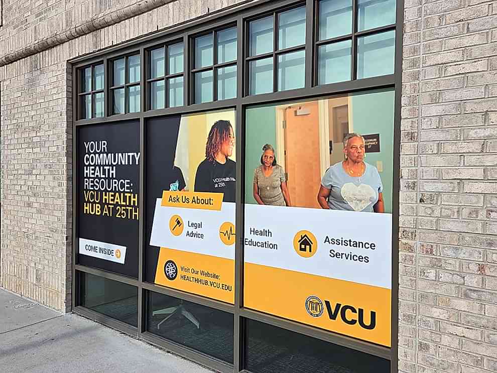 Retail storefront graphics and vinyl signage installation Lincolnton, NC