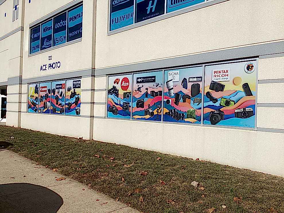 Vinyl storefront graphics for business branding in Lincolnton, NC