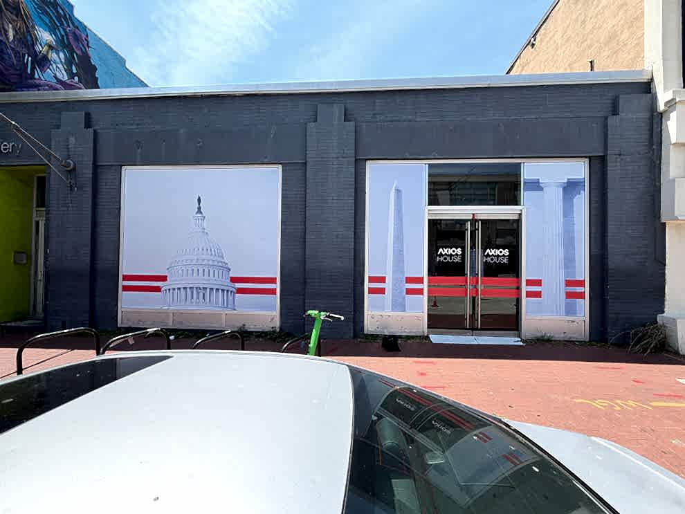 Custom storefront graphics and interior signage for business near Lincolnton, NC