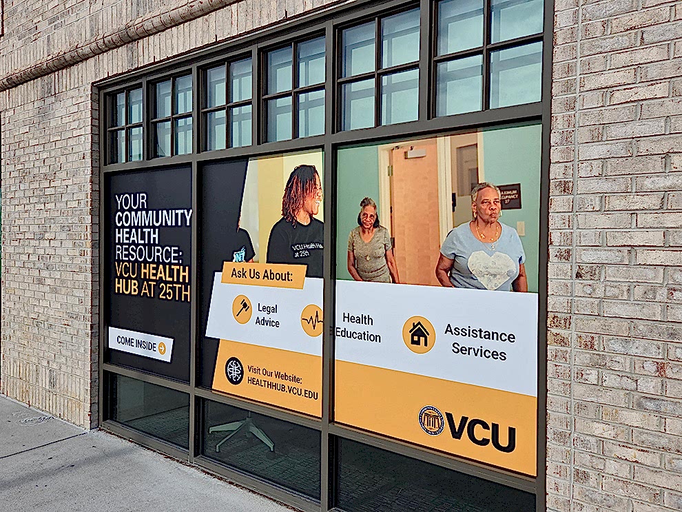 Retail storefront graphics and vinyl signage installation Statesville, NC