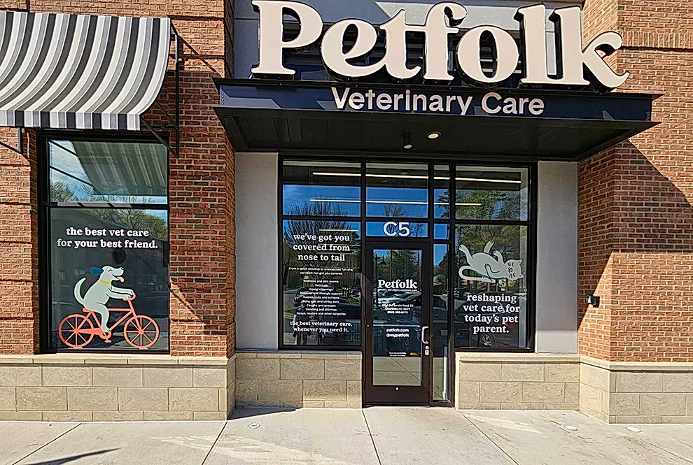 Glass storefront graphics with custom vinyl branding Statesville, NC