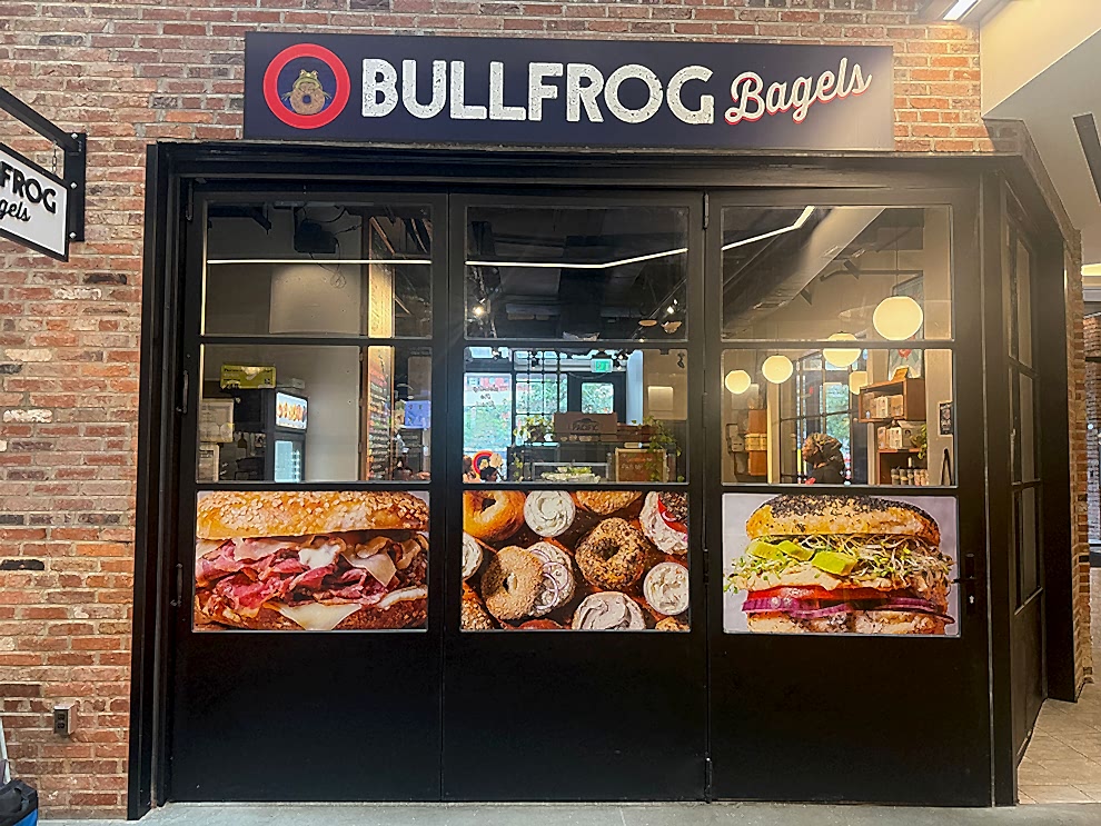 Storefront graphics with backlit sign and branded display Statesville, NC