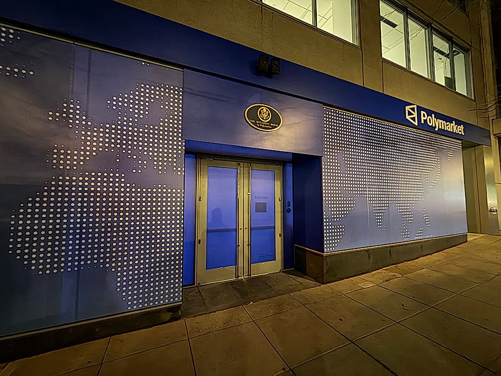 Branded glass storefront graphics installed in Statesville, NC