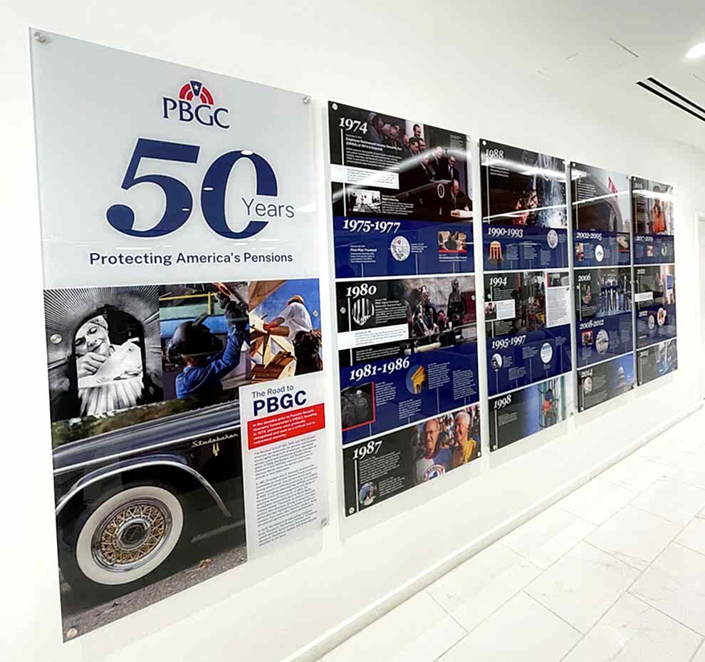 Timeline Wall Displays in Charlotte, NC