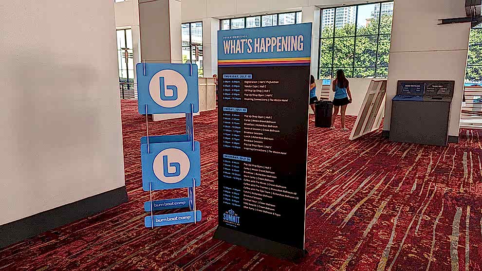 Event Wayfinding Signs in Charlotte, NC