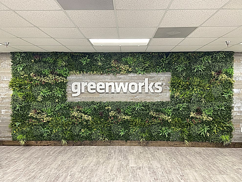 Wall displays designed for modern office interiors in Charlotte, NC