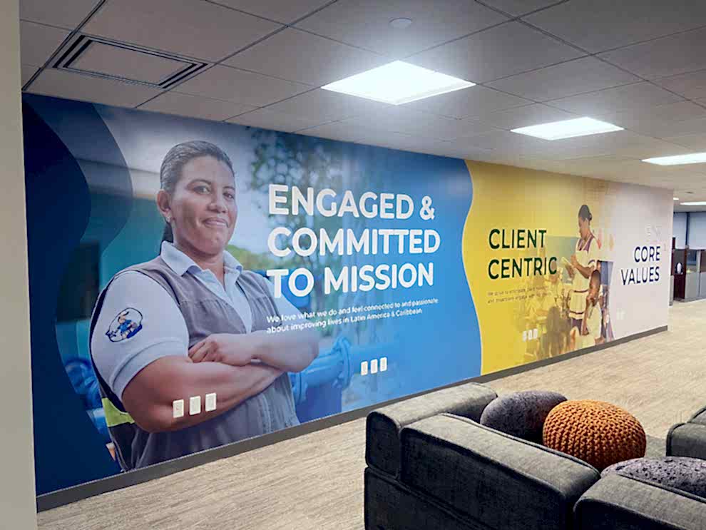 Wall Displays for Workplace Branding in Charlotte, NC