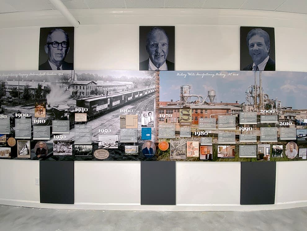 Lobby wall displays for workplaces in Charlotte, NC