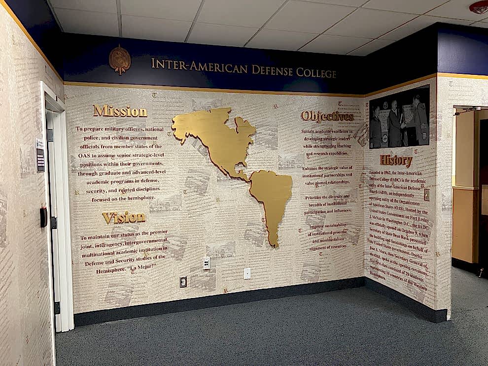 Branded wall displays for offices near Charlotte, NC