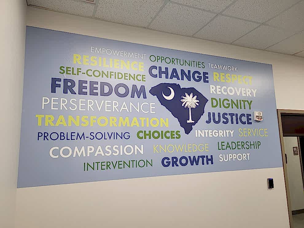 Creative wall displays for offices in Charlotte, NC