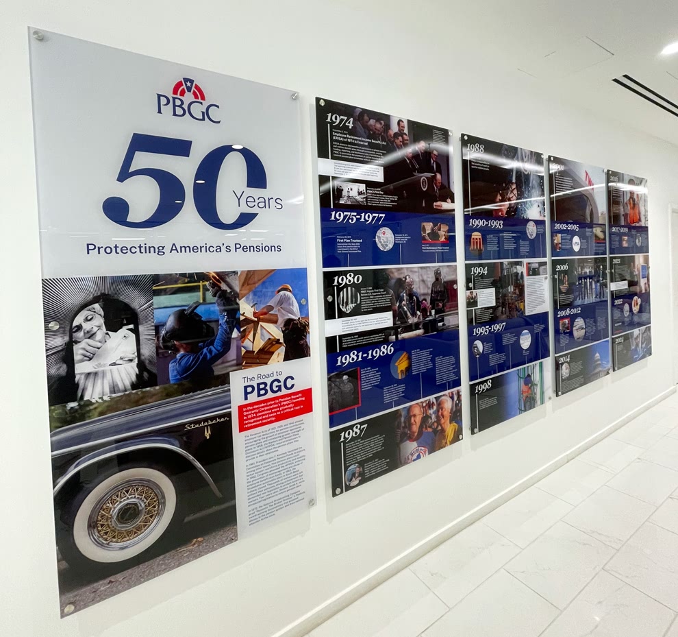 Creative wall displays for offices in Charlotte, NC