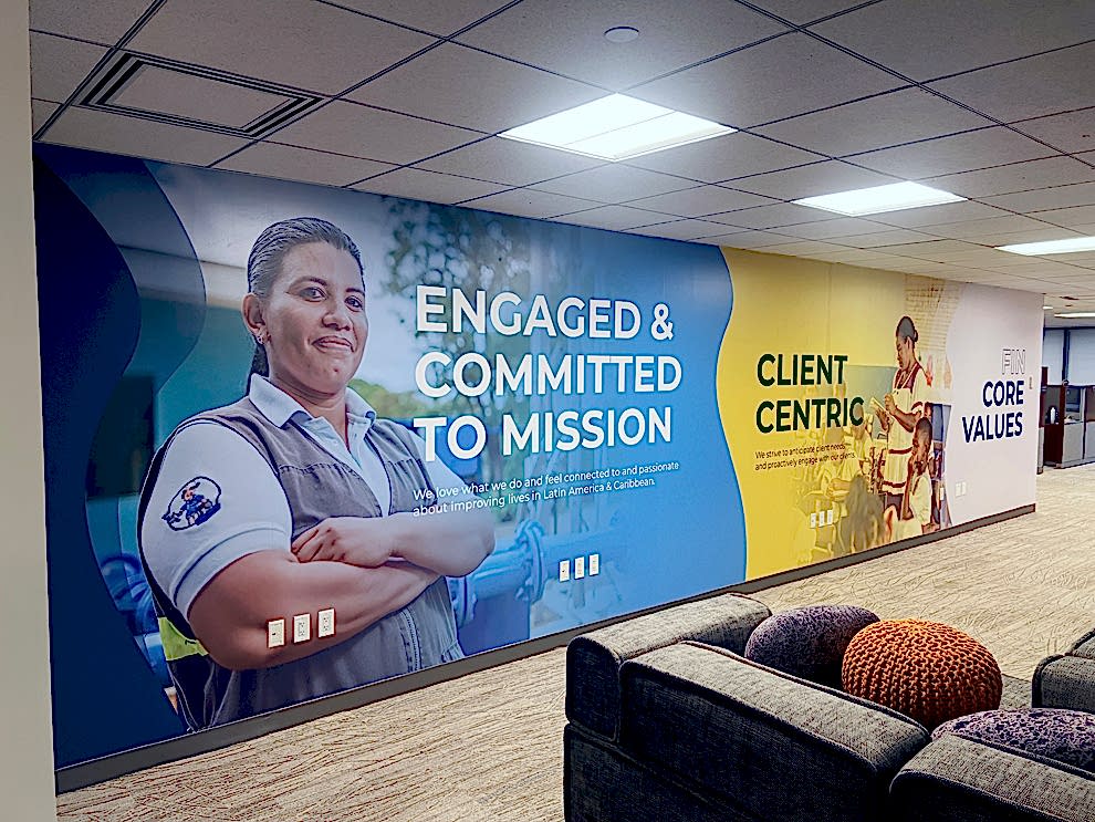 Wall Displays for Workplace Branding in Gastonia, NC