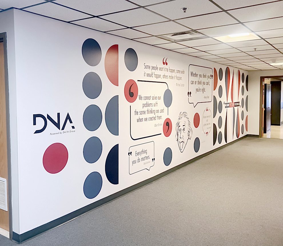 Creative wall displays for offices in Gastonia, NC