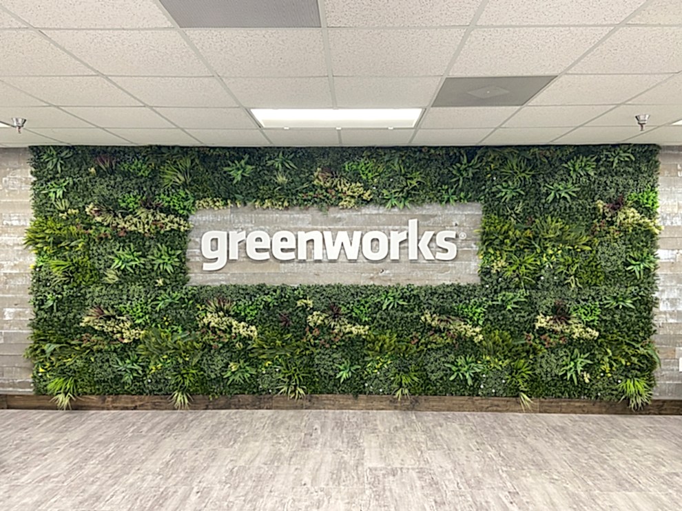Large format wall displays for Mooresville, NC workplace branding