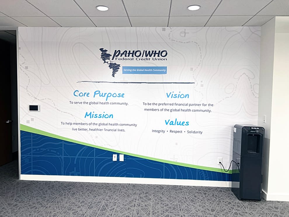 Wall displays for corporate spaces in Mooresville, NC