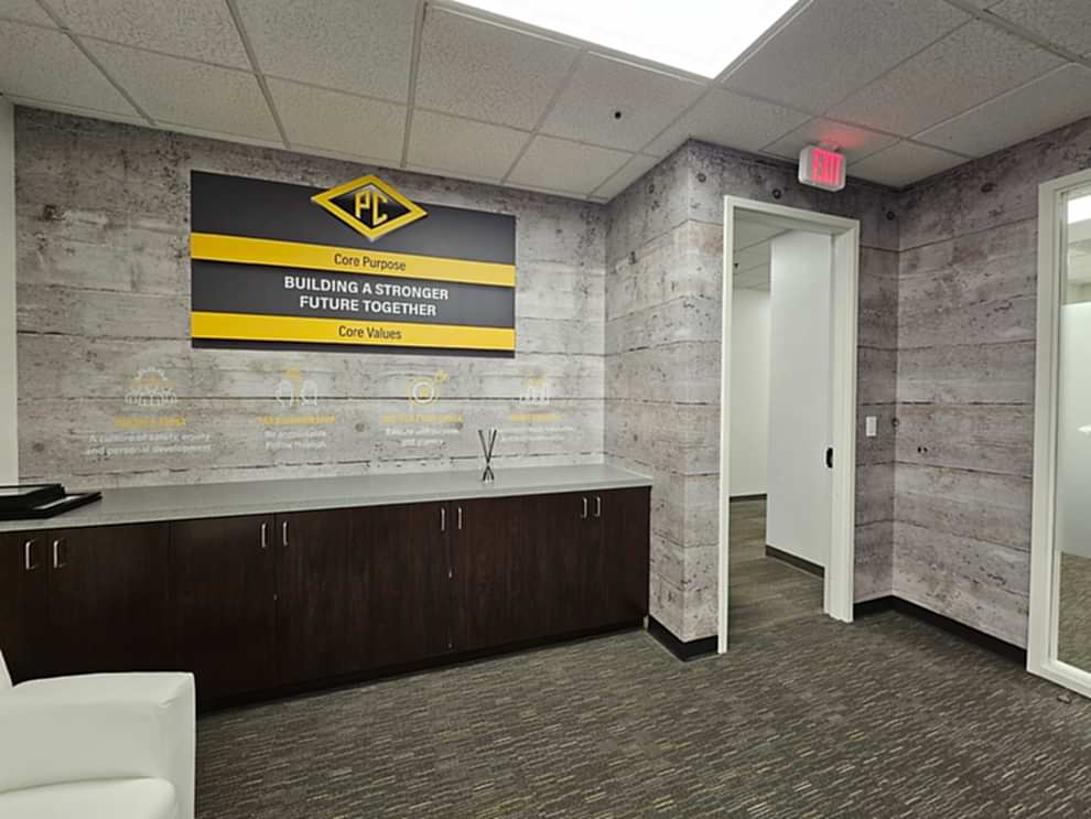 Creative wall displays for offices in Mooresville, NC