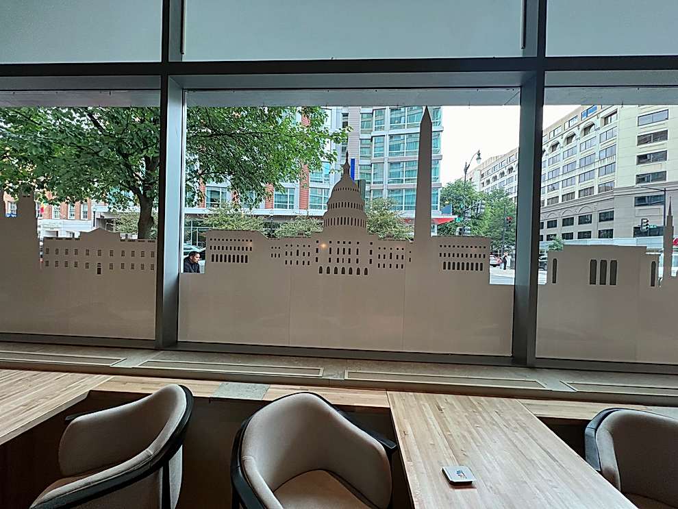 Window Graphics in Charlotte, NC designed and installed for modern office glass walls