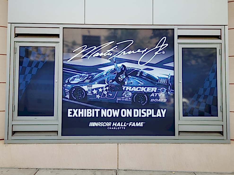 Window Graphics in Concord, NC designed and installed with custom decals for offices