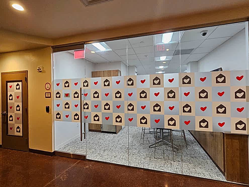 Window Graphics in Concord, NC designed and installed for business storefront and office glass