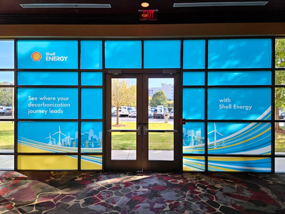 Window Graphics in Gastonia, NC designed and installed to enhance workplace design
