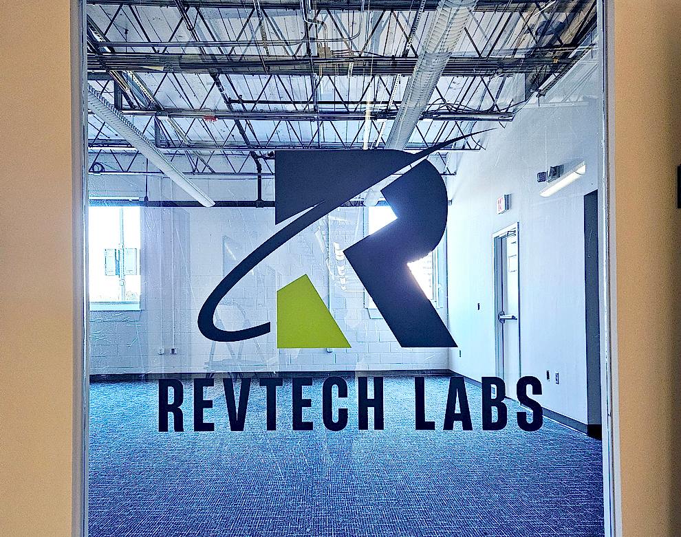 Window Graphics in Mooresville, NC designed and installed for office branding and privacy