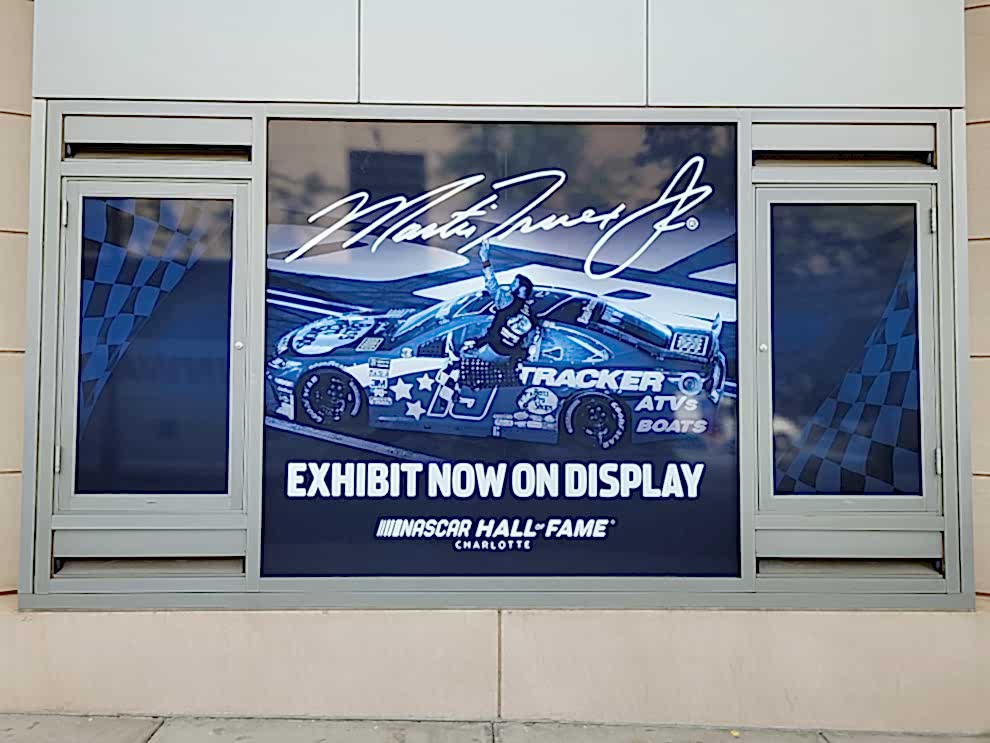 Window Graphics in Mooresville, NC designed and installed with custom decals for offices
