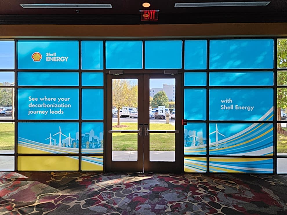 Window Graphics in Mooresville, NC designed and installed to enhance workplace design