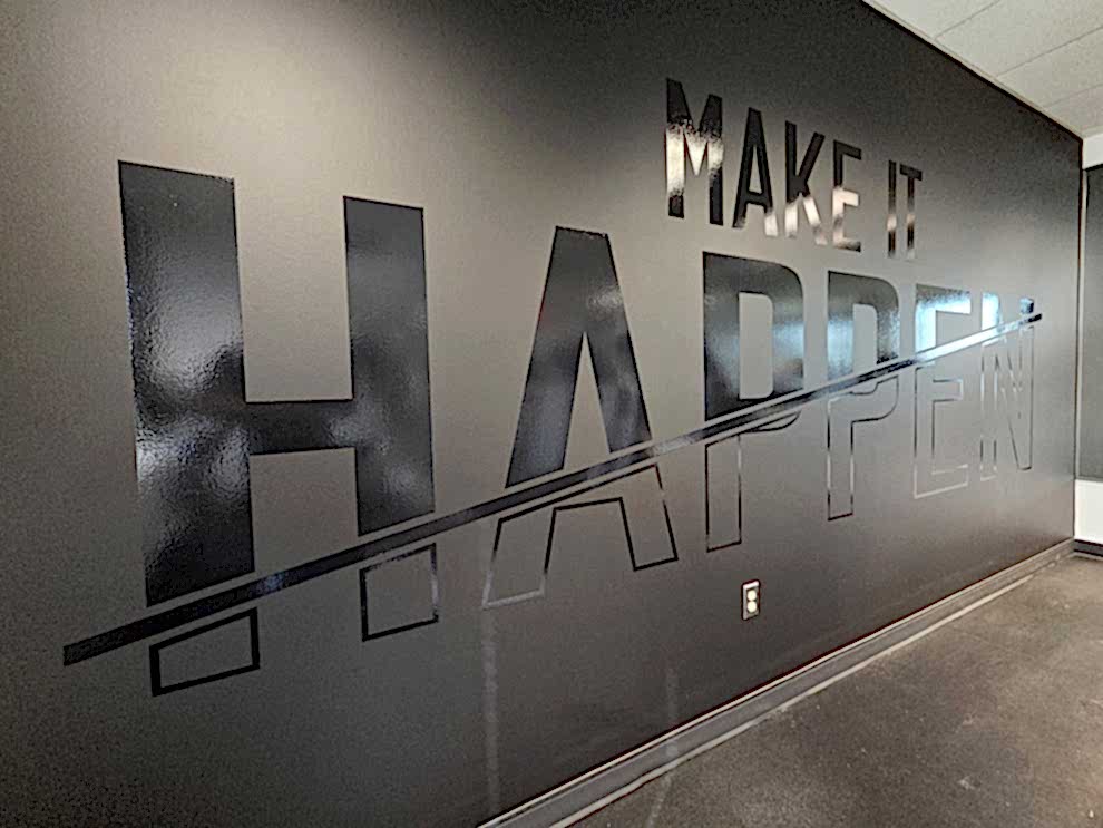 Window Graphics in Rock Hill, SC designed and installed with custom decals for offices