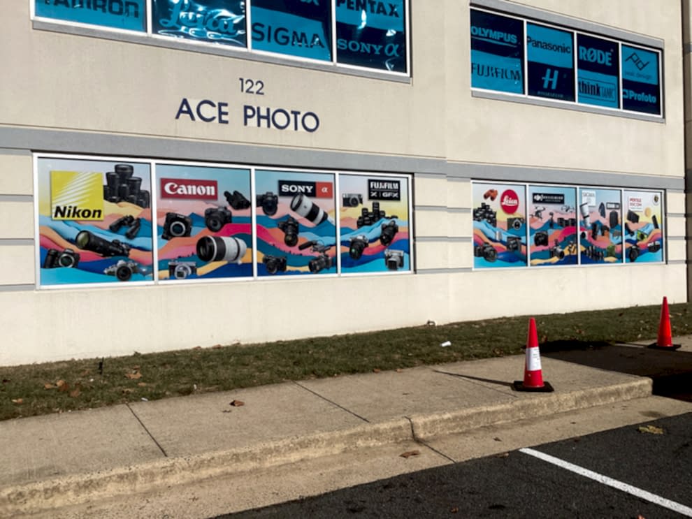 Window Graphics in Rock Hill, SC designed and installed with branded vinyl lettering