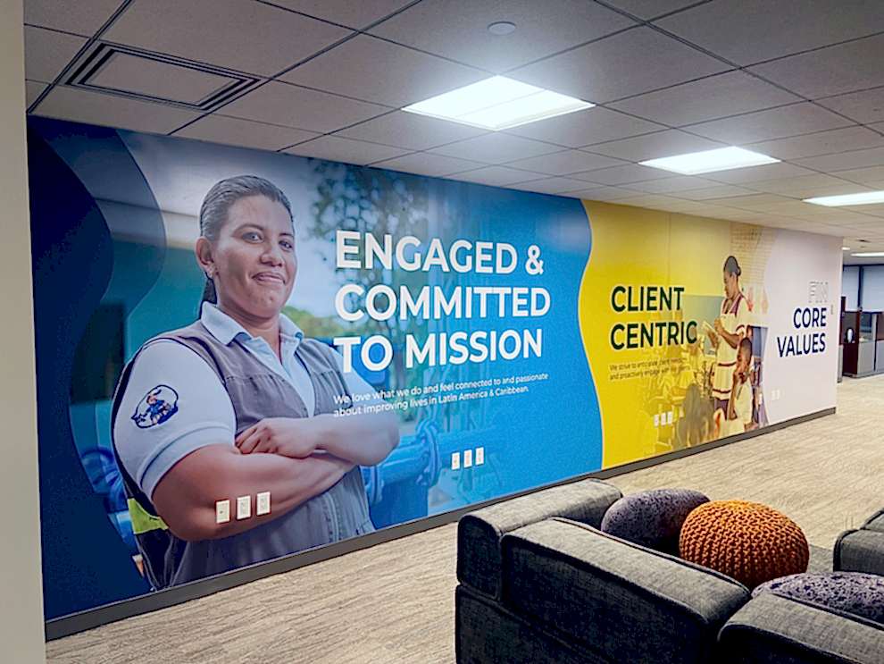 Sign Maker in Concord, NC designed and installed custom wayfinding and interior signage