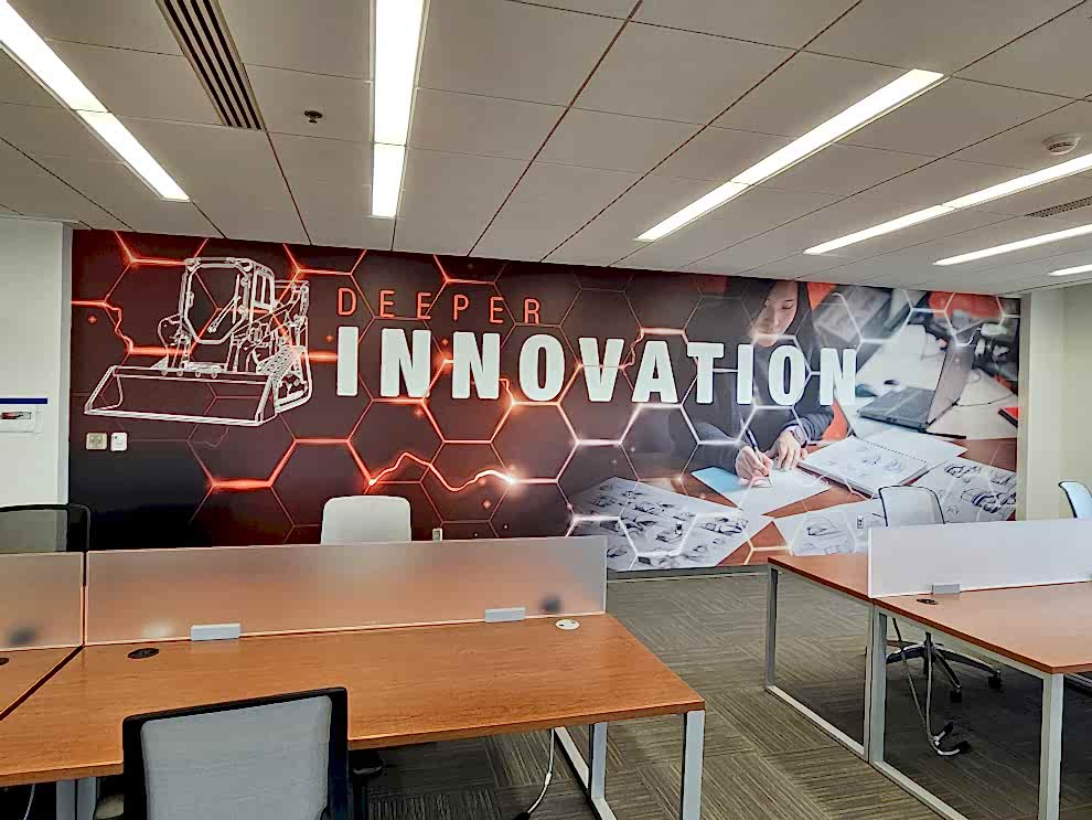 Sign Shop in Fort Mill, SC designed and installed dimensional office signs and wall graphics