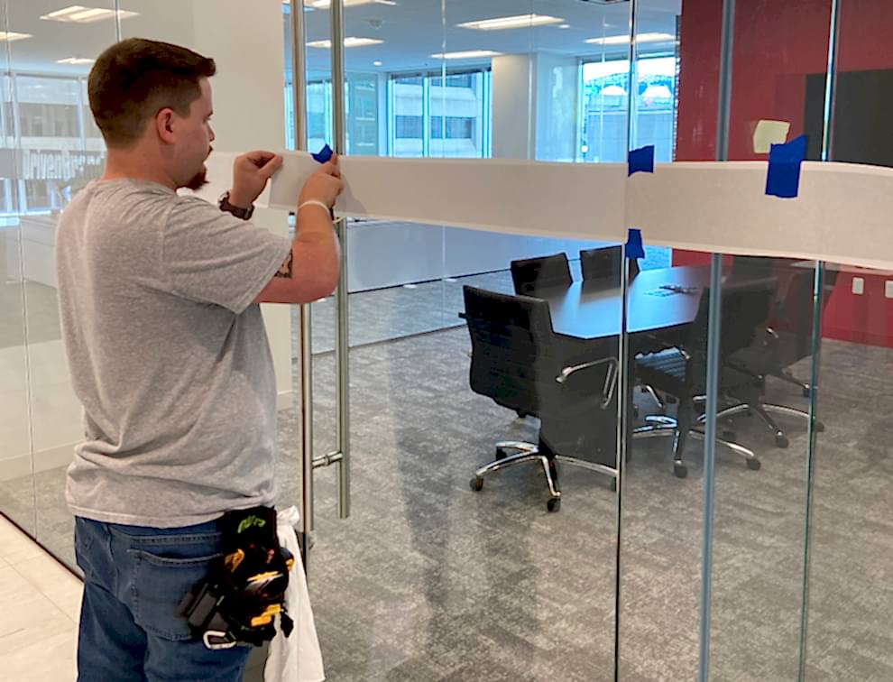 Commercial sign installation services with wall wraps in Charlotte NC