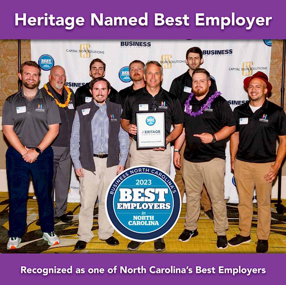 Heritage Signs & Displays Recognized