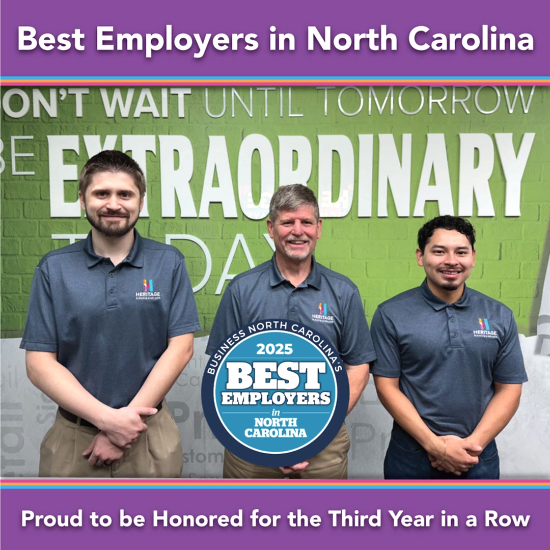 Heritage One of NC’s Best Employers for Third